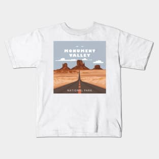 Monument Valley National Park Travel Sticker Kids T-Shirt